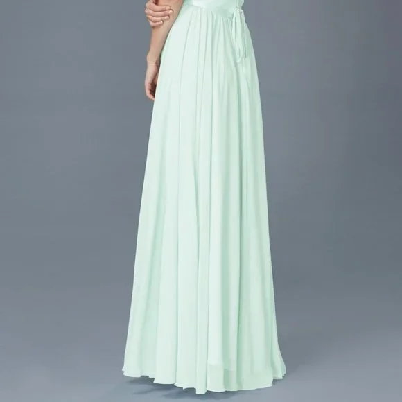 NEW MINT EVENING LONG MAXI - Strapless Sweetheart A-Line Prom Dress Gl2069 - Picture 5 of 7